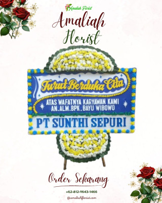 Papan Bunga Duka di Sungai Rumbai