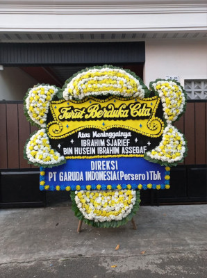 Papan Bunga Duka di Sungai Rumbai