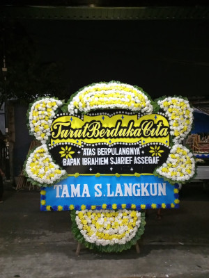 Papan Bunga Duka di Sungai Rumbai